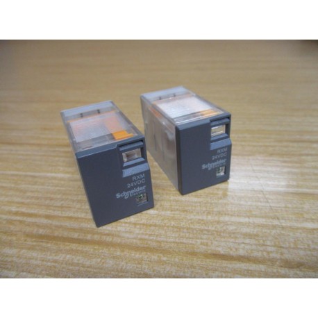 Schneider Electric RXM2LB2BD Relay (Pack of 2) - New No Box