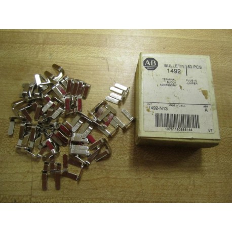 Allen Bradley 1492-N13 Plug-In Jumper 1492N13 (Pack of 50)