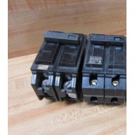 General Electric THQL220 Circuit Breaker 20A 2 Pole GE (Pack of 2) - Used