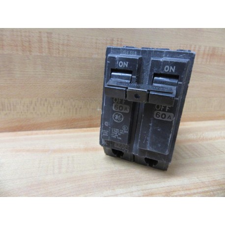 General Electric THQL260 Circuit Breaker 60A 2 Pole GE - Used