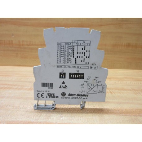 Allen Bradley 931H-C2C2D-DC Signal Converter 931HC2C2DDC - Used