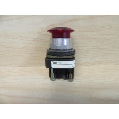 Allen Bradley 800T-FXT Pushbutton 800TFXT W800T-XA Contact Block Red - Used