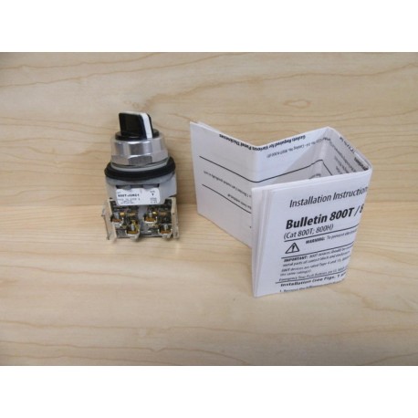 Allen Bradley 800T-J2KC1 Selector Switch W800T-XA Contact - New No Box