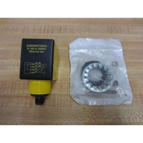 Banner Q40RW3FF600Q1 Sensor 34565 - New No Box