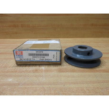 TB Wood's BK3478 Sheave BK34HB35 78