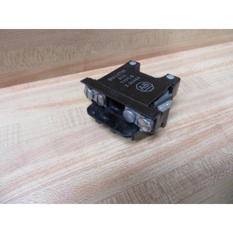 Allen Bradley X-36444 Overload Relay  X36444 Type B - Used
