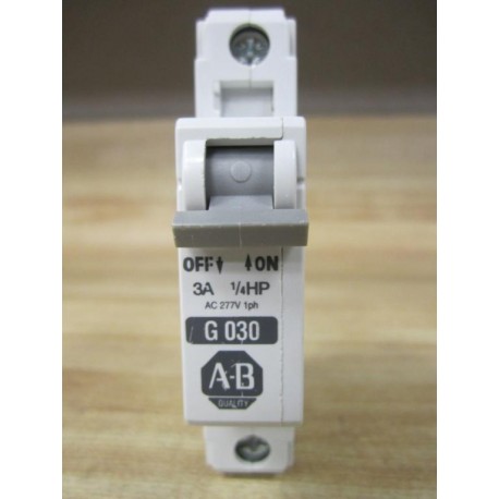Allen Bradley 1492-CB1G030 Breaker 3A Ser C - Used