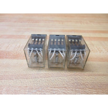Omron MY4-UA-AC120 Relay MY4-UA (Pack of 3) - Used
