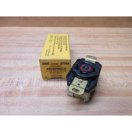 Hubbell HBL2730A Twist-Lock Receptacle 2730A
