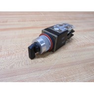 Allen Bradley 800MR-NX2Q 4-Pos Selector Switch W800M-XAK WKnob - New No Box