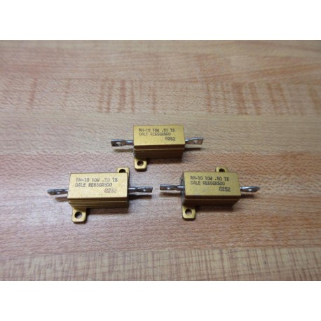 Dale RE65GR500 Vishay Resistor RH-10 .5Ω 10w (Pack of 3) - New No Box