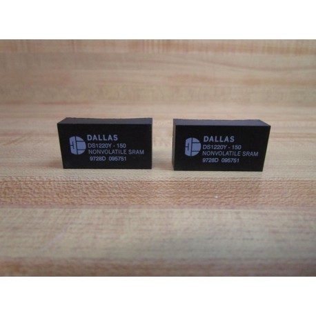 Dallas DS1220Y-150 Nonvolatile Sram DS1220Y150 (Pack of 2) - New No Box