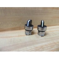 Telemecanique ZB4-BD2 Schneider 2 Position Selector Switch 35452 (Pack of 2) - New No Box