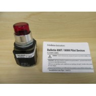 Allen Bradley 800T-PBH16R Illum. Push Button 800HPBH16R - New No Box