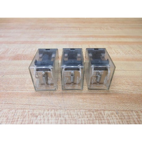 Omron MY2-US-AC24 Relay MY2-US (Pack of 3) - Used