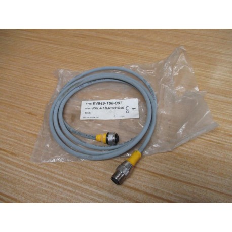 Turck E4949-T08-007 Cable RKL4-1.5-RS4TS90