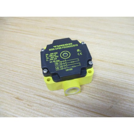 Turck Ni50-CP80-FDZ30X2S10 Inductive Sensor Ni50CP80FDZ30X2S10 - New No Box