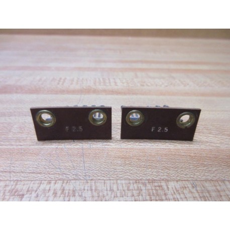 Federal Pacific Electric 5490-F2.5 FPE Heater Element F2.5 (Pack of 2) - Used