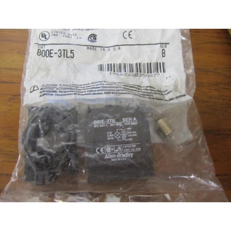 Allen Bradley 800E-3TL5 Light Module 800E3TL5