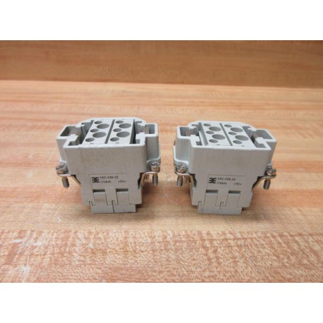 Weidmuller HDC-CR6-2S Heavy Duty Insert 175844 (Pack of 2) - Used