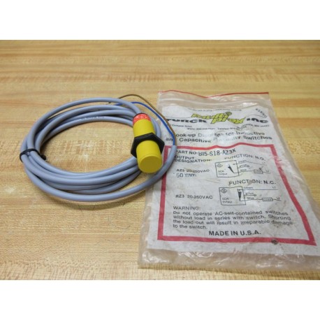 Turck BI 5-S18-AZ3X 50MM 4350400 Sensor BI5-S18-AZ3X Missing Nut