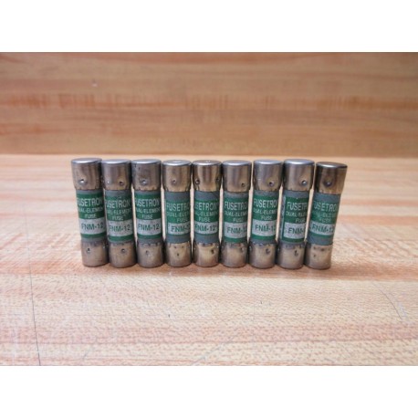 Buss FNM-12 Bussmann Fuse Cross Ref 1CT80 (Pack of 9) - New No Box