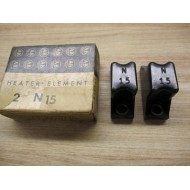 Allen Bradley N15 Overload Relay Heater Element (Pack of 2)