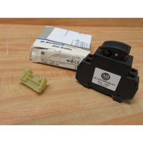 Allen Bradley 1492-GHD100 10A Circuit Breaker 1492GHD100 Black Series A