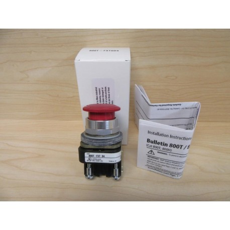 Allen Bradley 800T-FXT6D4 Push Button 800TFXT6D4 W800T-XD4