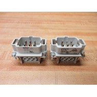 Epic Lapp 10190000 Screw Terminal Insert H-BE 6 SS DR (Pack of 2) - New No Box
