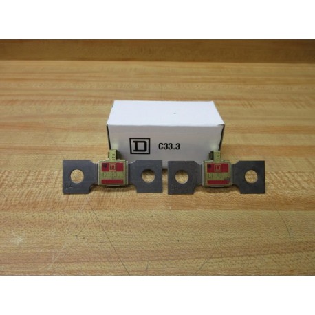 Square D CC33.3 Thermal Overload Heater Element CC333 (Pack of 2)