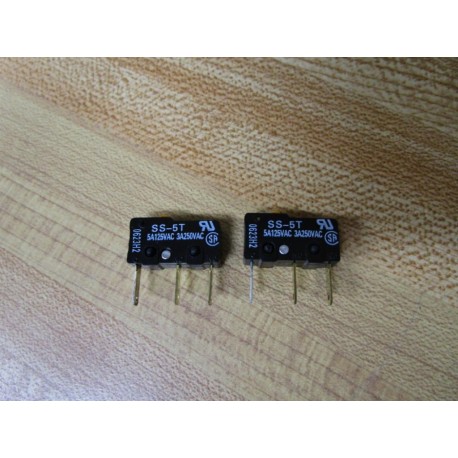 Omron SS-5T Switch SS5T (Pack of 2) - New No Box