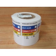 Brady 121164 Blank Write-On Container Label Y4082742 (Pack of 500)