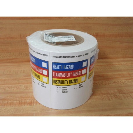 Brady 121164 Blank Write-On Container Label Y4082742 (Pack of 500)