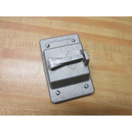 Crouse & Hinds DS185 Box Cover Weatherproof - New No Box