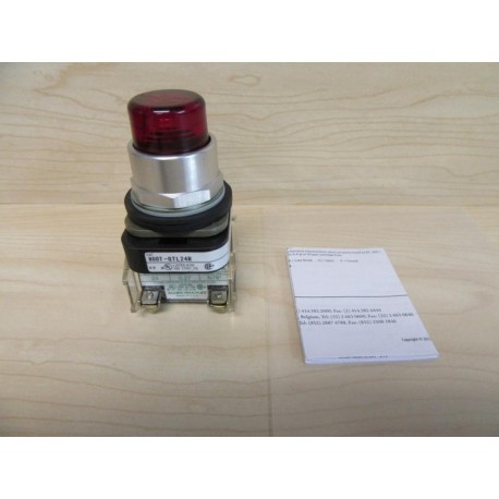 Allen Bradley 800T-QTL24R Pilot Light 800TQTL24R - New No Box