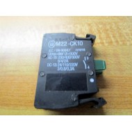 Moeller Klockner M22-CK10 Eaton Contact Block M22CK10 - New No Box