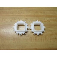 Intralox S3E1I6CDL6LS Sprocket S1100-2.3PD White (Pack of 2) - New No Box