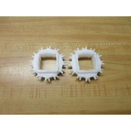 Intralox S3E1I6CDL6LS Sprocket S1100-2.3PD White (Pack of 2) - New No Box