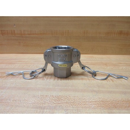 Dixon G75-D-SS Cam And Groove Coupling D-75-316 - New No Box