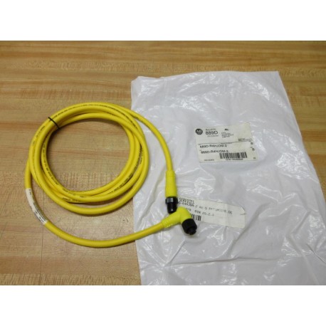 Allen Bradley 889D-R4HJDM-2 QD Cordset 889DR4HJDM2