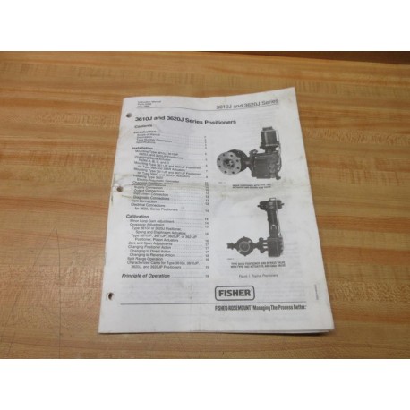 Fisher-Rosemount D200149X012 3610J And 3620J Series Manual - Used