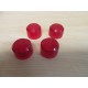 Cutler Hammer 10250TC1N Plastic Red Lens WO Gasket (Pack of 4) - New No Box