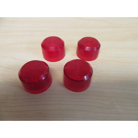 Cutler Hammer 10250TC1N Plastic Red Lens WO Gasket (Pack of 4) - New No Box