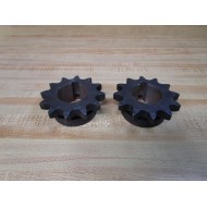 Martin 60B12 Sprocket 1-12" Bore WKeyway (Pack of 2) - New No Box