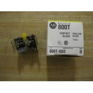 Allen Bradley 800T-XD2 Contact Block 800TXD2 Series May Vary