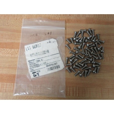 Datex-Ohmeda M5X12 7380-A2 Button Head Screw M5X127380A2 (Pack of 68)