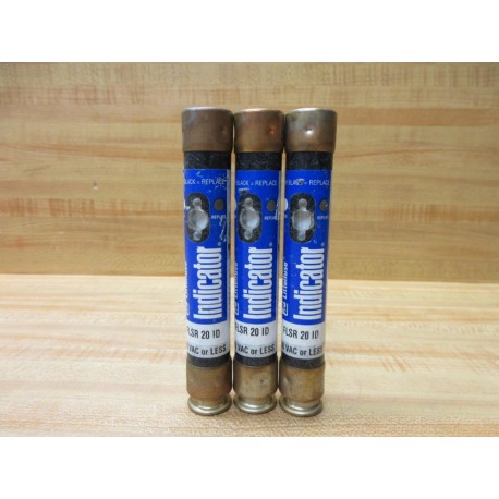Littelfuse FLSR-20-ID Powr-Gard Fuse FLSR20ID (Pack of 3) - Used