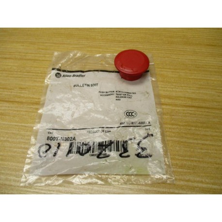 Allen Bradley 800T-N302A PushPullTwist Button Cap 800TN302A