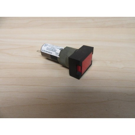 Allen Bradley 800A-L Light 800AL 800A-L2CR24G Red Rectangular